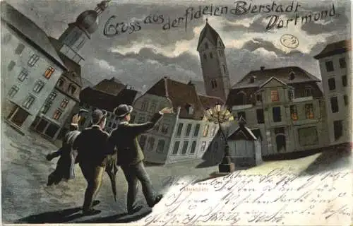 Dortmund - Gruss aus der Bierstadt - Marktplatz -767516