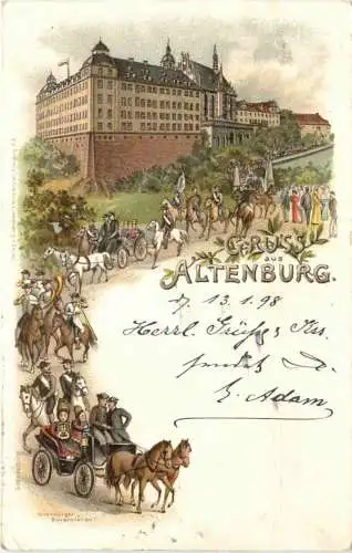 Gruss aus Altenburg - Litho -768020