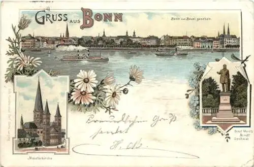 Gruss aus Bonn am Rhein - Litho -768440