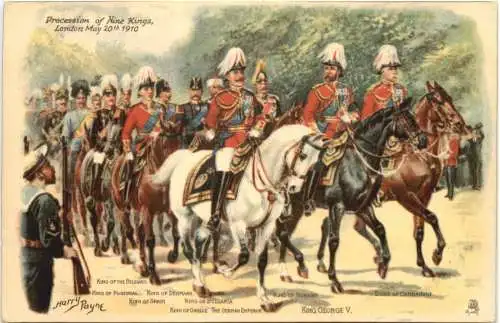 London - Procession of Nine Kings 1910 -768552