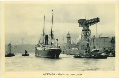 Hamburg - PArtie aus dem Hafen -768962