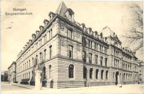 Stuttgart - Baugewerbeschule -769440