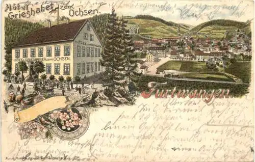 Furtwangen - Hotel Grieshabel zum Ochsen - Litho -769666