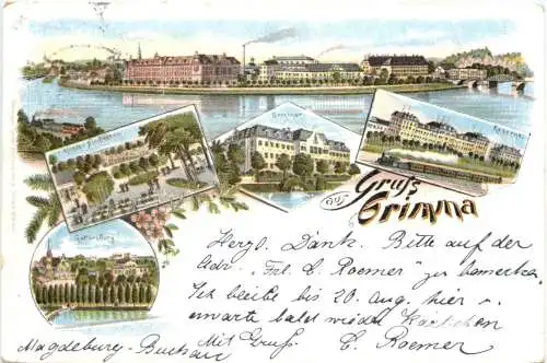 Gruss aus Grimma - Litho -769720