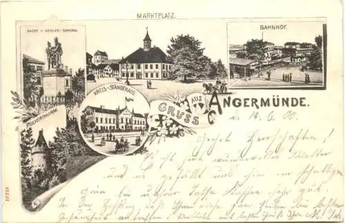 Gruss aus Angermünde - Litho -769682