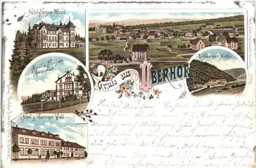 Gruss aus Oberhof - Litho -769718