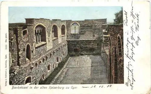 Banketsaal in der alten Kaiserburg zu Eger -770210