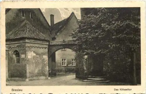 Breslau - Das Klösseltor -770342