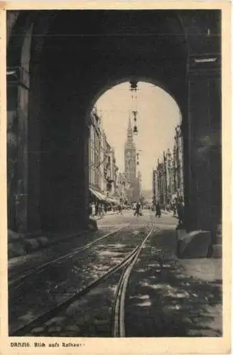 Danzig - Blick aufs Rathaus -770388