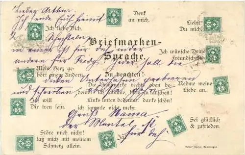 Briefmarkensprache Schweiz -146102