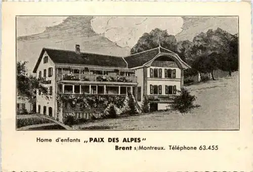 Brent sur Montreux - Home d enfants Paix des Alpes -209108