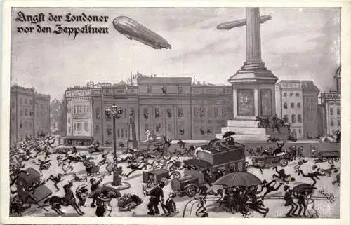 Angst der Londoner vor dem Zeppelin -260718