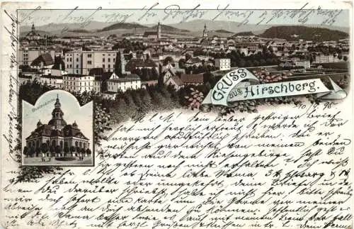 Gruss aus Hirschberg in Schlesien - Litho -765522