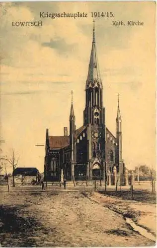 Lowitsch - Kath Kirche - Feldpost -765982