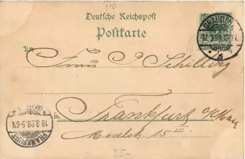 Gruss aus Graudenz - Litho - Pommern -765746