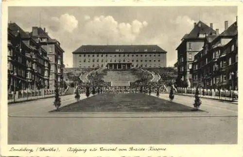 Landsberg Warthe - Aufgang zur General von Strantz Kaserne -766006