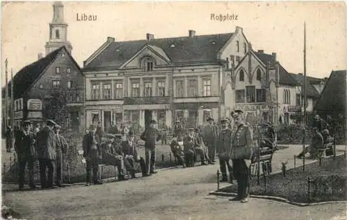 Libau - Roßplatz - Feldpost -765560