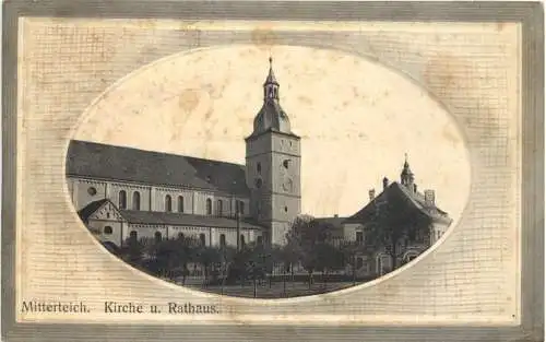 Mitterteich - Kirche und Rathaus -770580