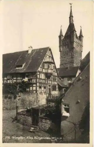 Wimpfen - Altes Bürgermeisterhaus -770608