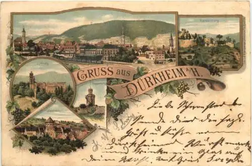 Gruss aus Bad Dürkheim - Litho -770754