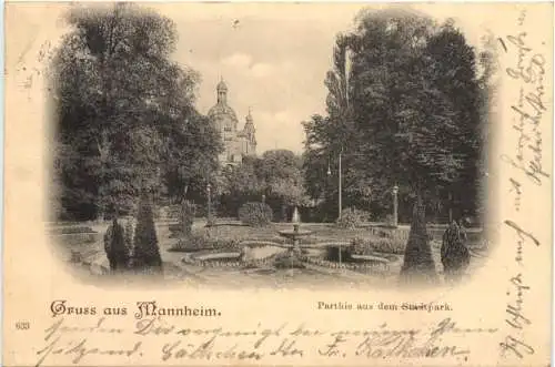 Gruss aus Mannheim - Stadtpark -770976