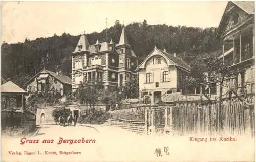 Gruss aus Bergzabern - Eingang ins Kurthal -770948