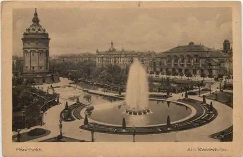 Mannheim - Am Wasserturm -770994