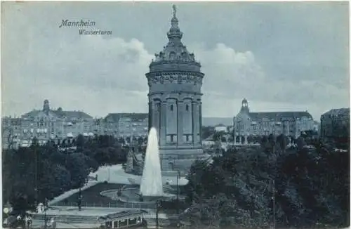 Mannheim - Wasserturm -770988