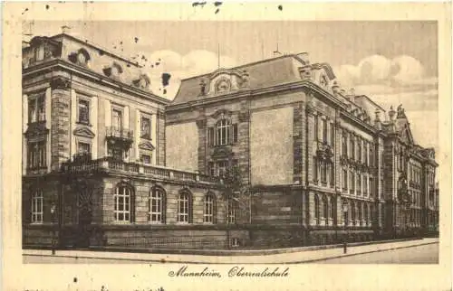 Mannheim - Oberrealschule - Feldpost -771026