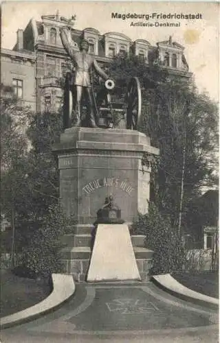 Magdeburg-Friedrichstadt - Artillerie Denkmal -771160