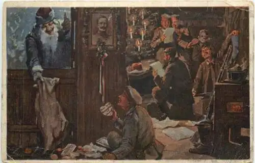 WW1 Fröhliche Weihnachten Weihnachtsmann -771090