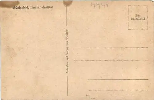 Königsfeld - Knaben Institut -771328