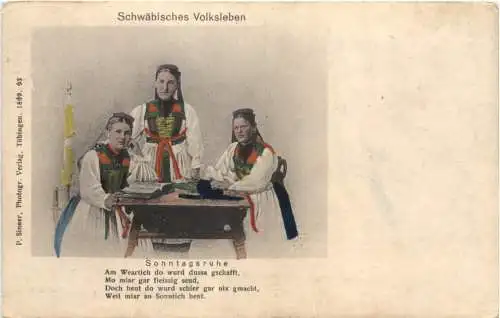 Trachten - Schwäbisches Volksleben -771502