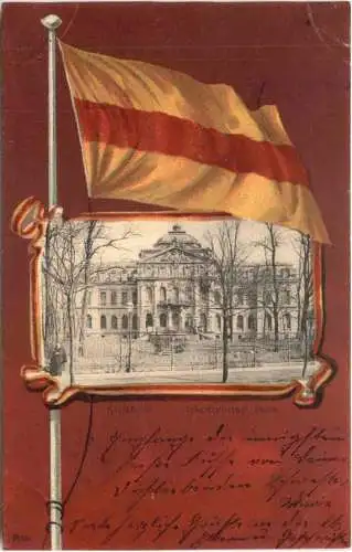 Karlsruhe - Palais - Litho -771600