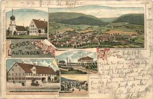 Gruss aus Lautlingen - Litho - Albstadt -771558