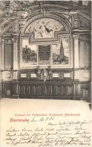 Karlsruhe - Aulasaal der Technischen Hochschule -771598