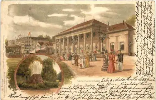 Baden-Baden - Conversationshaus - Litho -771692