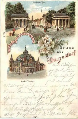 Gruss aus Düsseldorf - Litho -771730