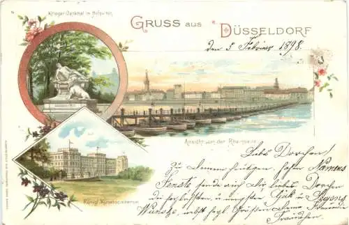 Gruss aus Düsseldorf - Litho -771728