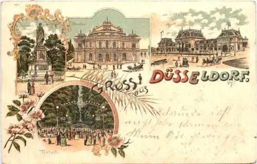 Gruss aus Düsseldorf - Litho -771724