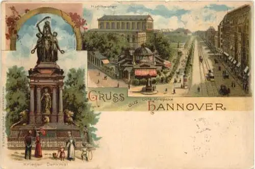 Gruss aus Hannover - Litho -771866