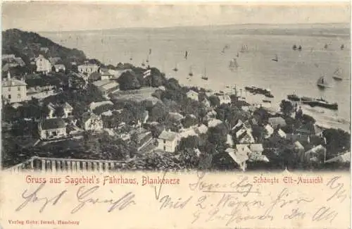 Blankenese - Gruss asu Sagebiels Fährhaus -771926