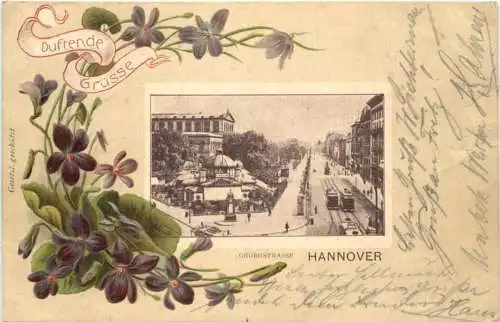 Hannover - Georgstrasse - Duftkarte -771834