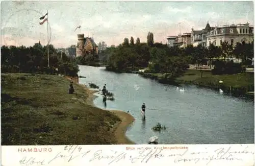 Hamburg - blick von der Krugkoppelbrücke -772010