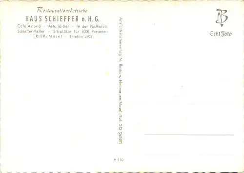 Trier - Restaurant Haus Schieffer -772226