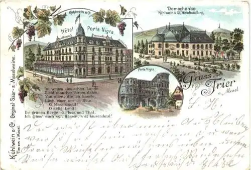 Trier - Hotel Porta Nigra - Litho -772512