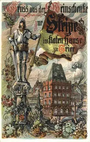 Trier - Weinschenke zur Steipe - Litho -772568