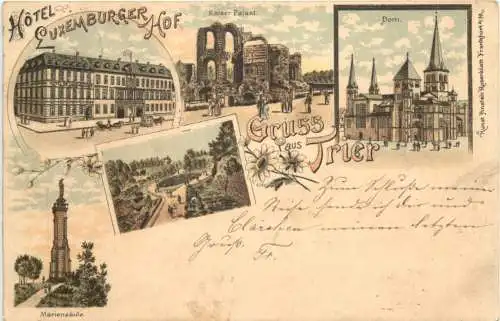 Trier - Hotel Luxemburger Hof - Litho -772540