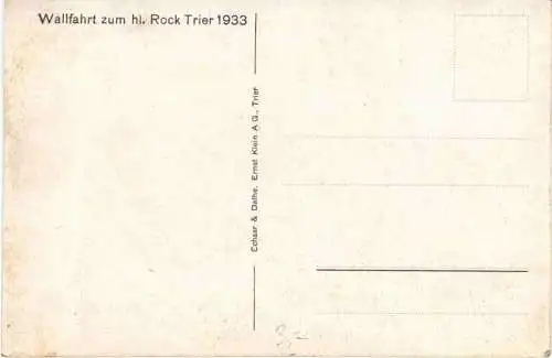 Trier - Wallfahrt zum heilige Rock 1933 -772952