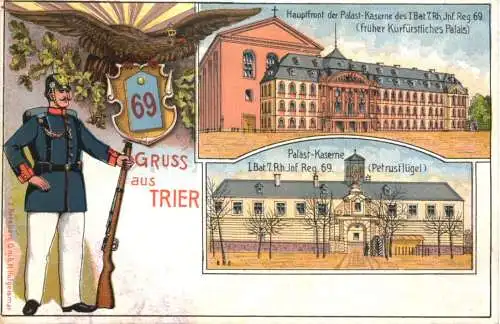 Trier Infanterie Regiment 69 - Litho -773692